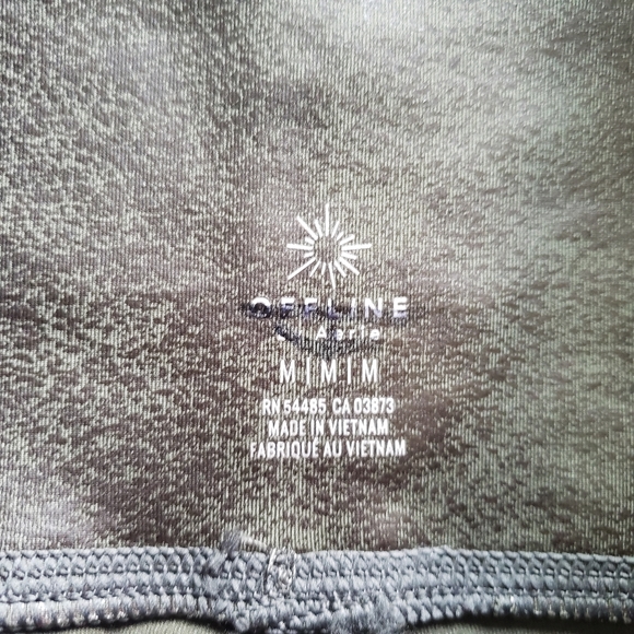 Aerie Offline The Hugger High Waisted Crackle Legging Olive/Army Green Sz M NWT - Picture 10 of 13